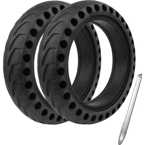 2 Pack Solid Tires Wheel Explosion-Proof Tire Replacement Tire for Xiaomi Mijia M365 Electric Scooter Scooter 8.5 Inch