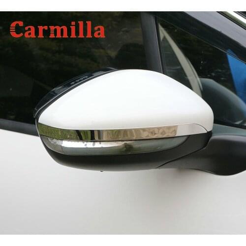 Car Styling Car Rearview Mirror Cover Protection Strips Trim Stickers for Peugeot 208 301 308s 408 308 2008 Accessories