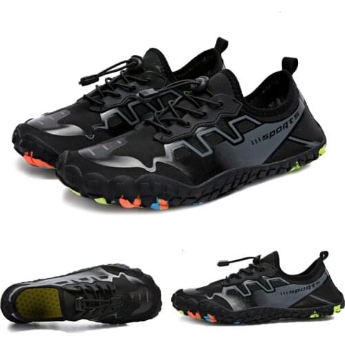Men Women Quick Dry Hiking Shoes Non-Slip Unisex Outdoor Trekking Climbing Sneakers Light Slip-on Beach Wading Shoes Plus Size