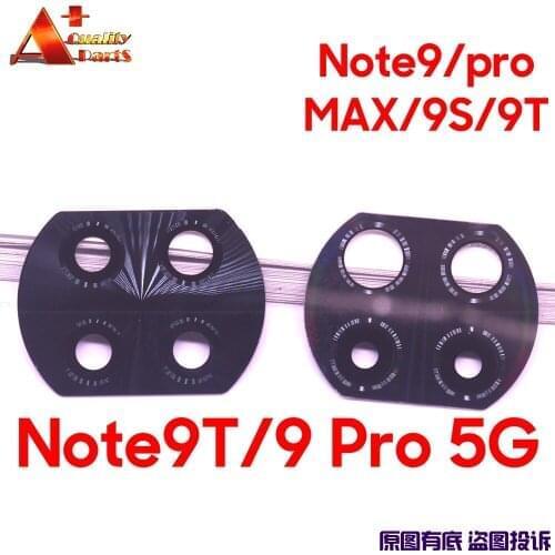 For Redmi Note 9 9T 9S pro max 10X pro 5G 9A 9C 9i Mi10T lite Original Back Rear Camera Lens Glass Cover Replacement