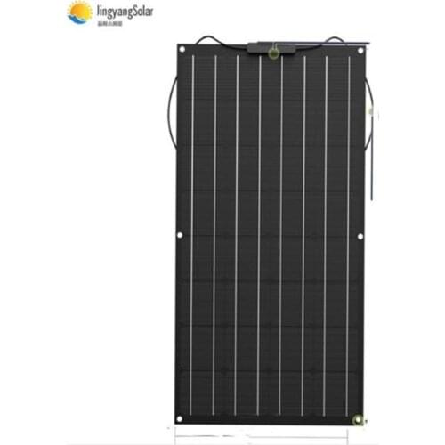 ETFE flexible Solar Panel 100W Monocrystalline Solar Cell solar panel for 12V 24 Volt system kit