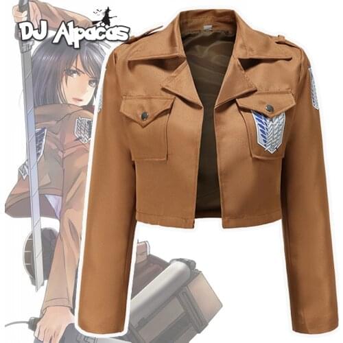 Attack on Titan Shingeki No Kyojin Cosplay Anime Costumes No Kyojin Scouting Legion Jacket Costume Dress