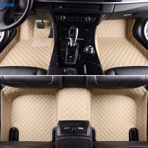 Tane leather car floor mats For jeep grand cherokee 1999 2004 2005 2014 renegade patriot compass 2007 wj accessories carpet rug
