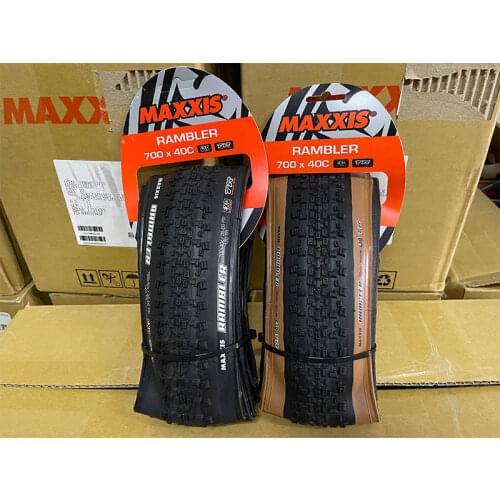 MAXXIS RAMBLER EXO TR 700×45C 700C 38C 45C Road Bike Tires Mountain Horse Road Cross Country Gravel And Dirt Road Racing Tire