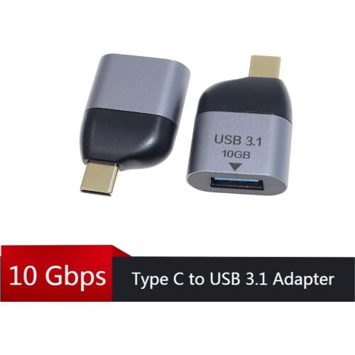 Type C Male to USB 3.1 Female Adapter USB A to USB C 3.1 Converter Support 10Gbps Transfer / Type-C Headset for audio video PC