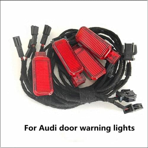 Suitable for Audi A3 A4 A5 A6 A7 Q3 Q5 Q7 universal installation door opening warning light, door lighting lamp projection lamp