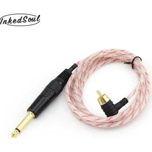 Tattoo RCA Cord Straight and 90 Degree Right Angled RCA Cable for Tattoo Machines