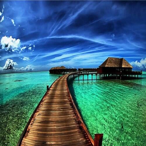 Modern Nature Landscape Wall Mural Photo Wallpapers for TV Background Cafe Home Decor Wall Paper Roll Papel De Parede 3D Sala