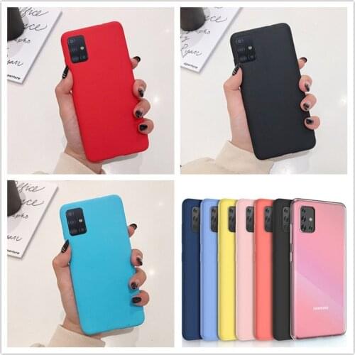 Candy Silicone Soft Cases for Samsung S21+ Plus S20 FE 5G Note 20 10 Lite Matte Back Cover Galaxy M51 M31S M21S M30S M12 M11 M01