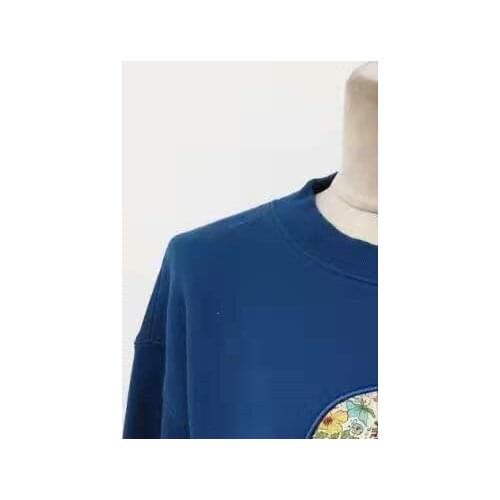 Women Letter Patch Embroidery Sweatshirts O-neck Autumn Winter New 2021 Casual Female Long Sleeve Pullover Ladies Clothings