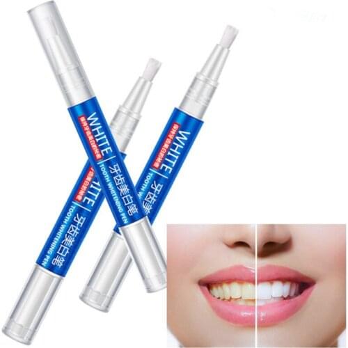 1pc 3ml Popular White Teeth Whitening Pen Tooth Gel Bleach Remove Stains Oral Hygiene Home Tooth Bleaching Pen Hot Sale