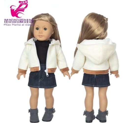 18 Inch Girl Doll Coat Set Toys Outwear 43 cm Baby Doll Clothes Girl Birthday Gifts