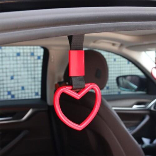 23.5cm Round Car Interior Pull Ring Subway Train Bus Handle Strap Charm Drift RING Car Rear Bumper Warning Loop Car Accessories