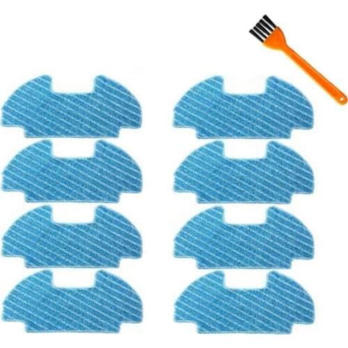 8Pcs Mop Cloth For Midea VCR08 MR09 MR07 I5 Robotic Vacuum Cleaner Spare Parts Accessories Cleaning Cloth Replacement