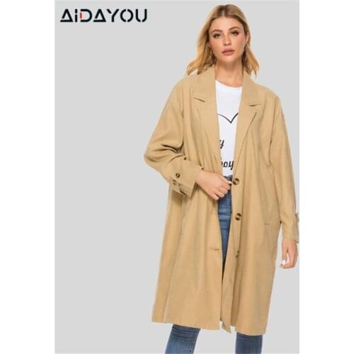 Женские длинные плащи AIDAYOU China At AliExpress