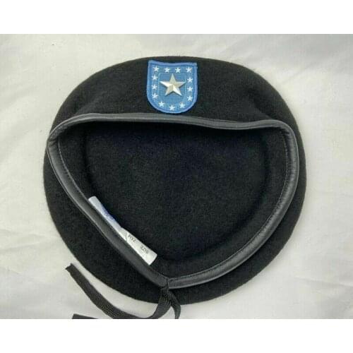 Us Army Infantry Regiment Black Beret 1star Brigadier General Rank Military Hat Military Store