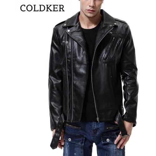 Coldker Men's Faux Leather Jackets