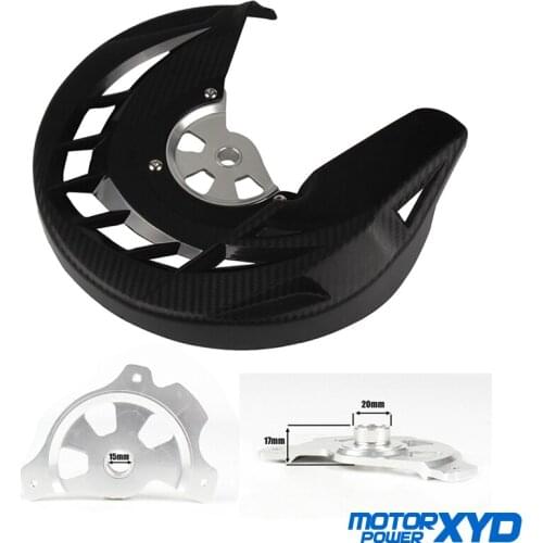Motorcycle Front Brake Disc Rotor Guard Cover Protector For KLX250 KLX 250 2008-2020