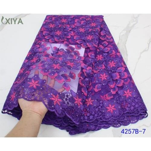 Hot Sale African Milk Silk Lace Fabric High Quality French Tulle Lace with Stones Nigerian Mesh Lace for Wedding APW4257B