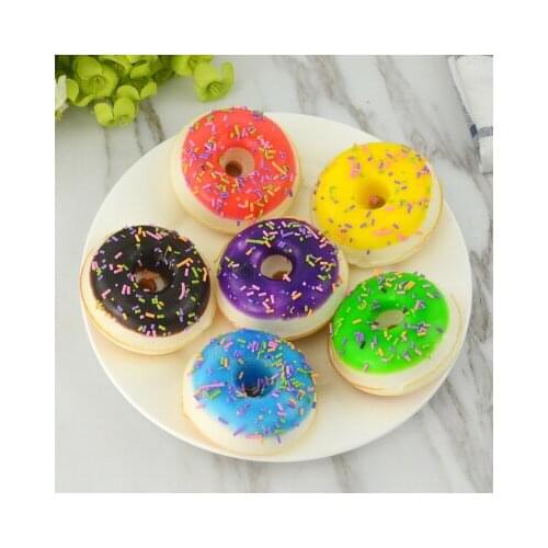 TB040 The simulation of particle donut fake cake bread set model home decoration decoration photography props refrigerator