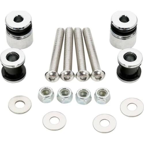 Motorcycle Docking Hardware Kit For Harley Softail Detachable Sissy Bar Solo Rack FLSTC FXSTSB FXST FLSTN hot sale