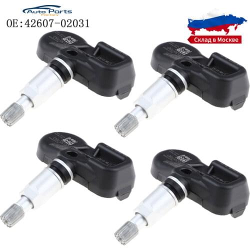 4PCS New Tire Pressure Sensor For TOYOTA Avensis Auris RAV4 Yaris Verso 42607-02031 4260702031 42607-02030 PMV-C210 433MHZ TPMS