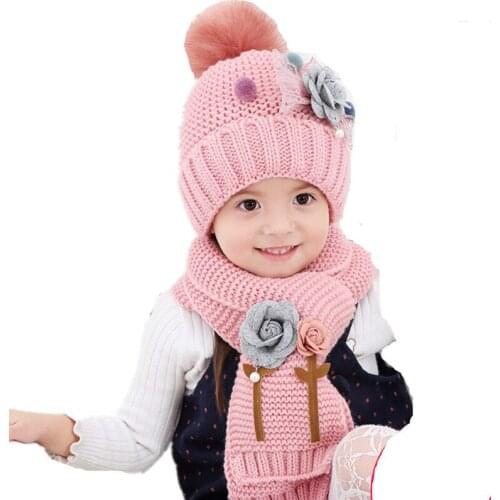 Miaolingfangxin Sets Of Hats And Scarves For Girls