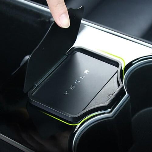 Modification Key Trim Frame Holder Car Engine Start Card Fixer Limiting For Tesla Model 3 Anti-slip Card Stopper Trim
