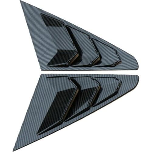 Rear Side Window Louvers, Scoop Louvers Cover Blinds for MG 5 MG5 2021 Car Exterior Accessories