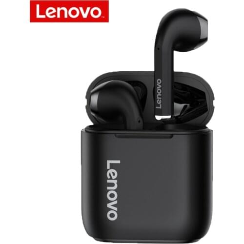 Original Lenovo LP2 TWS Wireless Headphones Bluetooth 5.0 Touch Control Dual Stereo Bass Earphones with Mic Sports Earbuds