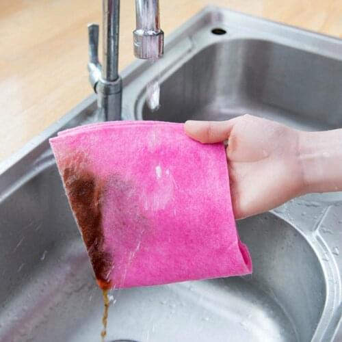 Coconut Shell Fiber Household Washing Cleaning Towel Strong Absorbent Cleaning Cloth 2021 New Cleaning useful Tool