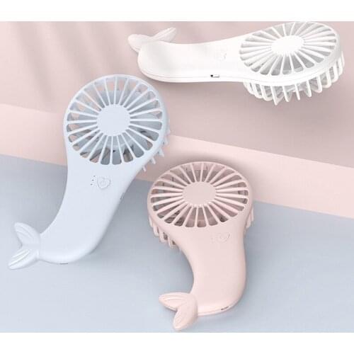 2020 Mini Portable Pocket Fan Cool Air Hand Travel Cooler Cooling Power Office Outdoor Home Mini Fan Mermaid Fan
