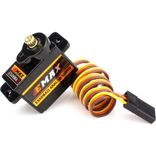 Emax Servo ES08DII 1.6/2.0 kg.cm Metal GEAR Digital Servo High speed For RC Model Airplane Helicopter Spare Parts