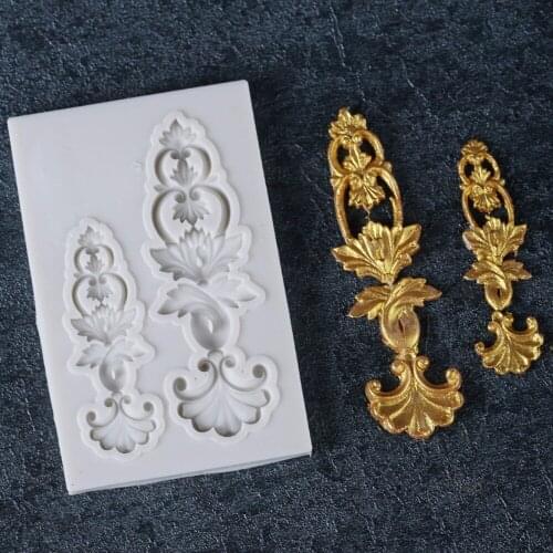 Fondant silicone lotuslace mold fondant mold cake decorating tools chocolate gumpaste mold SM-180