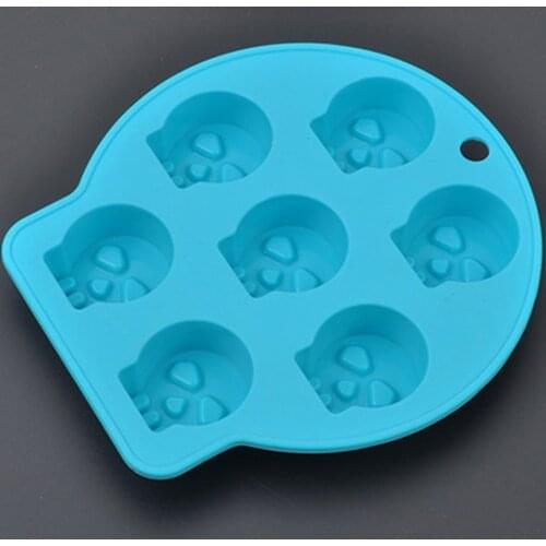 Halloween Skull Silicone Mold Chocolate Mousse Sugar Baking Mold Molds Silicone Cake Decoration Accessories