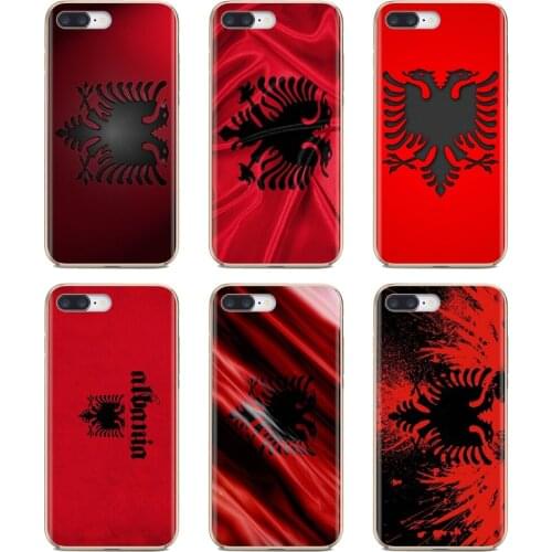 Albanian Flag Eagle Banner TPU Silicone Case For Samsung Galaxy A10 A30 A40 A50 A60 A70 a12 a31 a41 a51 a71 a20e a21s M30