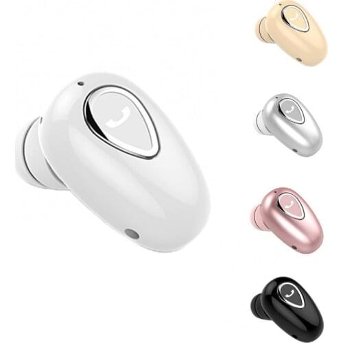 YX01 Single In-Ear Mini Bluetooth 4.1 Earphone with Microphone Stereo HD Call tereo sports bluetooth headset