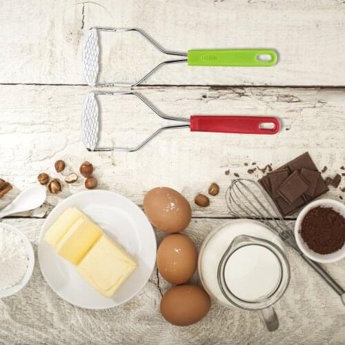 1pcs Pressed Potato Masher Ricer Puree Juice Maker Potato Pusher Smooth Mashed Potatoes Crusher Fruit Tools Kitchen Gadget