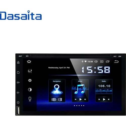 Dasaita 6.95" 2 din Android 10.0 Car Autoradio GPS for Nissan Toyota VW Multimedia DVD Player Support Navi Wifi 4G Lte BT5.0 RDS