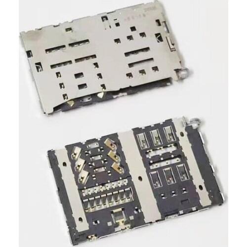 For LG G6 H870 H870DS LS993 VS988 H872 Socket Sim Card Reader Slot Tray Module Holder Connector