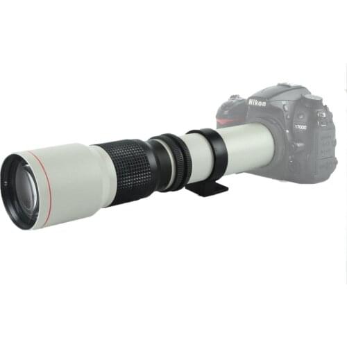 JINTU White Power 500mm f/8.0 Telephoto Lens for Panasonic Olympus Micro M4/3 GH3 GH4 GH5 GX5 PEN-F E-M5 E-M10 E-M10II E-M5II