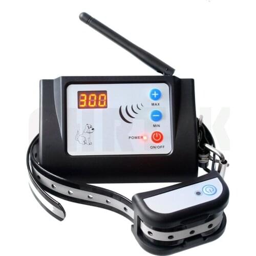 New Arrival Wireless Electronic Dog Fence System For 1 Dog Rechargeable Transmitter and Receiver Dog Training collars 27g9