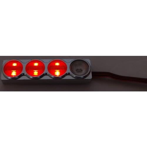 New Metal Tail Light For 1/14 Rc Truck Tamiya Scania R620 MAN TGX BENZ 1851 3363 56352 6X4 4X2 Remote Control Tractor Trailer