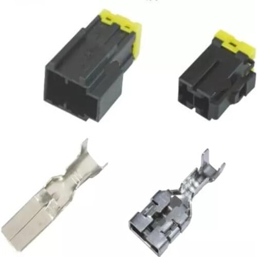 7123-4123-30 200SETS DJ7021Y-9.5-11/21 9.5mm 2Pin AMP Car Electrical Wire Connectors for VW,BMW,Honda,NISSAN AND other models