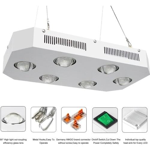 COB LED Grow Light Citizen 1212 Full Spectrum 300W 600W 900W 3500K 5000K = HPS Growing Lamp for Indoor Plant Veg Flower Lighting