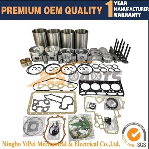 V2203M-DI Overhaul Rebuild Kit Direct Injection For Kubota Bobcat S130 S150 S160