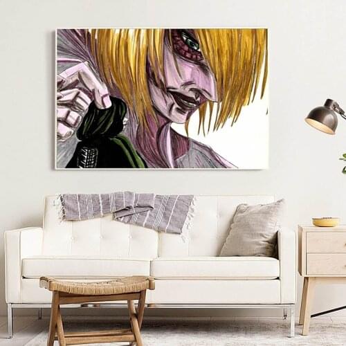 Cross Stitch DIY Painting 5D Diamond Anime Attack On Titan Picture Home Decor Embroidery Pattern Wall Sticker Full Square Drill