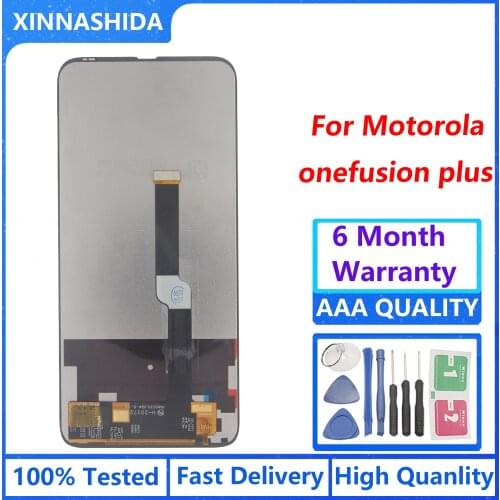 New LCD For Motorola Moto One Fusion Plus Display Touch Screen Digitizer Assembly Glass Sensor Phone Pantalla