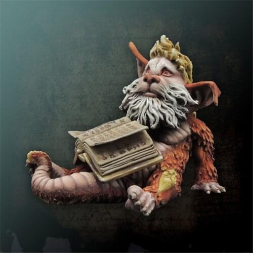 1/12 Scale Model Resin Kit Sci-Fi The Book Keeper Assembly Models Figure Resin Kit Model Colorless Self-Assembled Toy