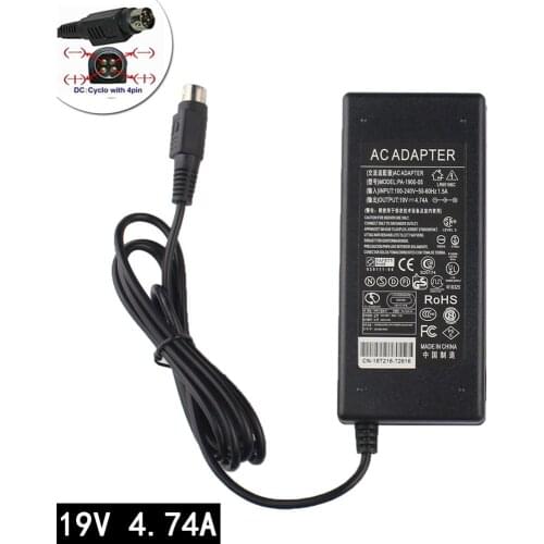 4-Pin 19V 4.74A AC/DC Adapter Replacement For FSP GROUP FSP090-DMBB1 9NA0900510 FSP090DMBB1 Getac V200X Laptop PC Power Supply